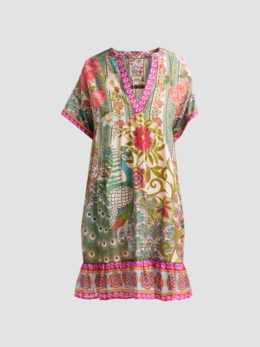 Johnny Was Women's Jiro Lolieta Cotton-Silk-Blend Mini Dress - Jiro - Size XS