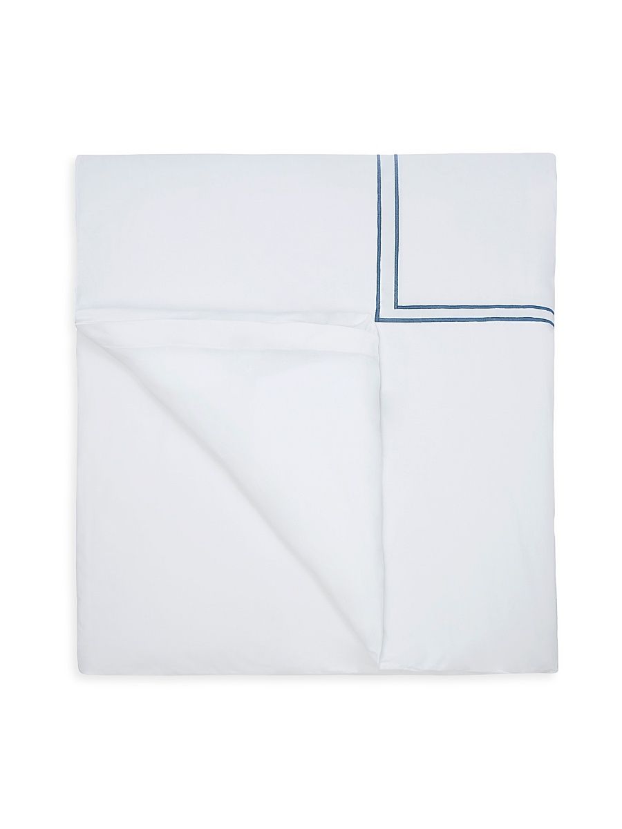 Grande Hotel Full/Queen Duvet Cover - White Cadet - Size Full