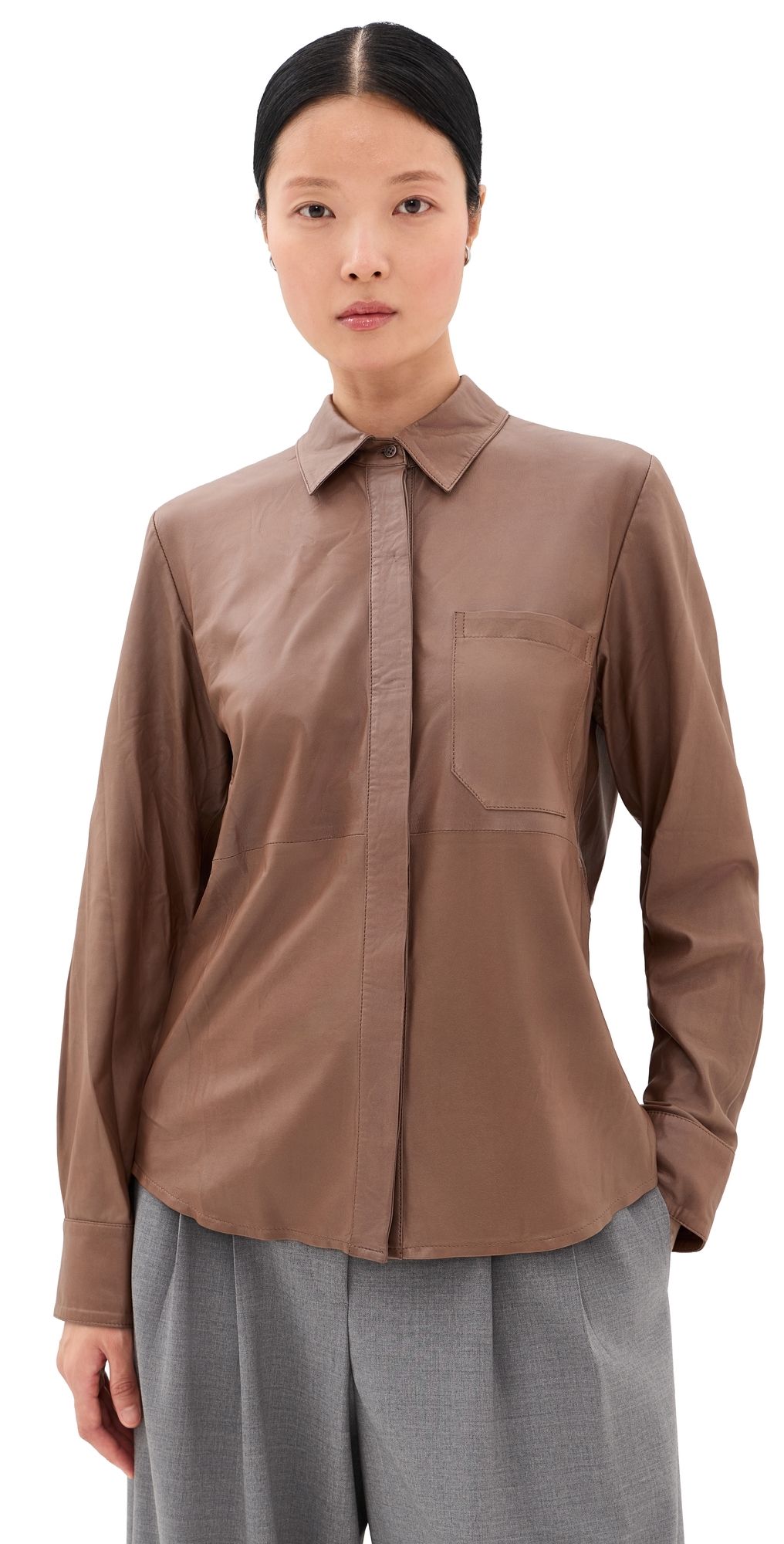 TWP Cowboy Top Update Shirt Pinecone M