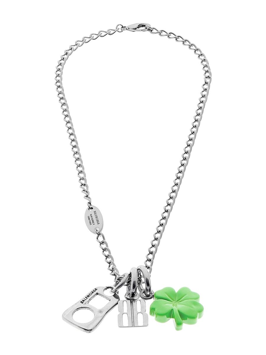 Women's Carousel Clover Collector Necklace - Multicolored