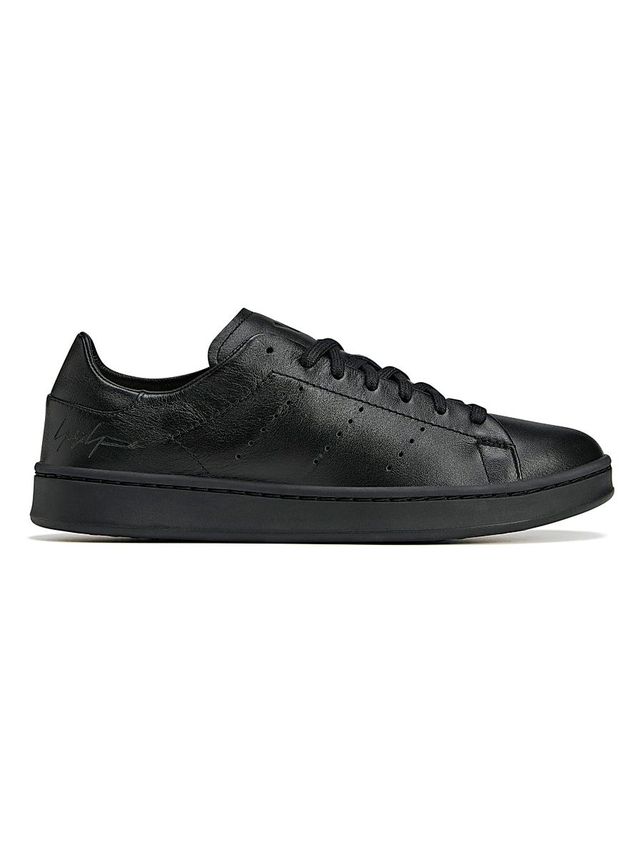 Men's Y-3 Stan Smith Low-Top Sneakers - Black - Size 12