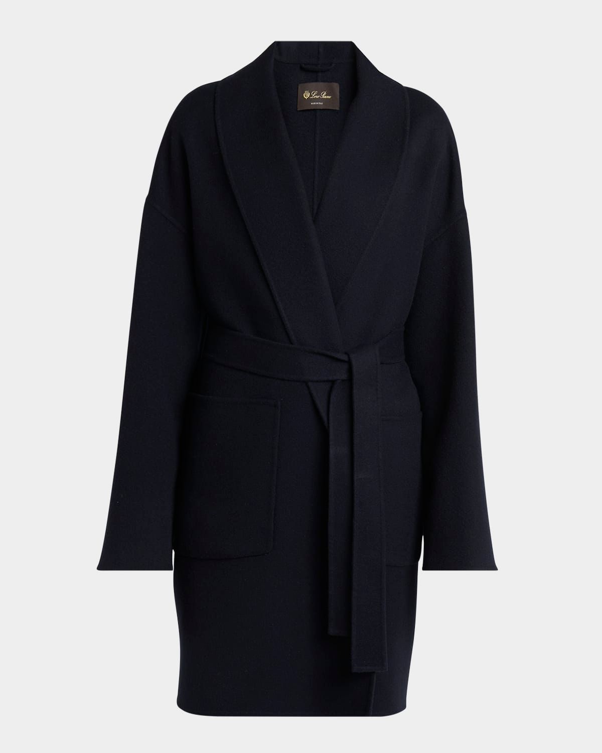Jed Cashmere Single-Breasted Short Coat