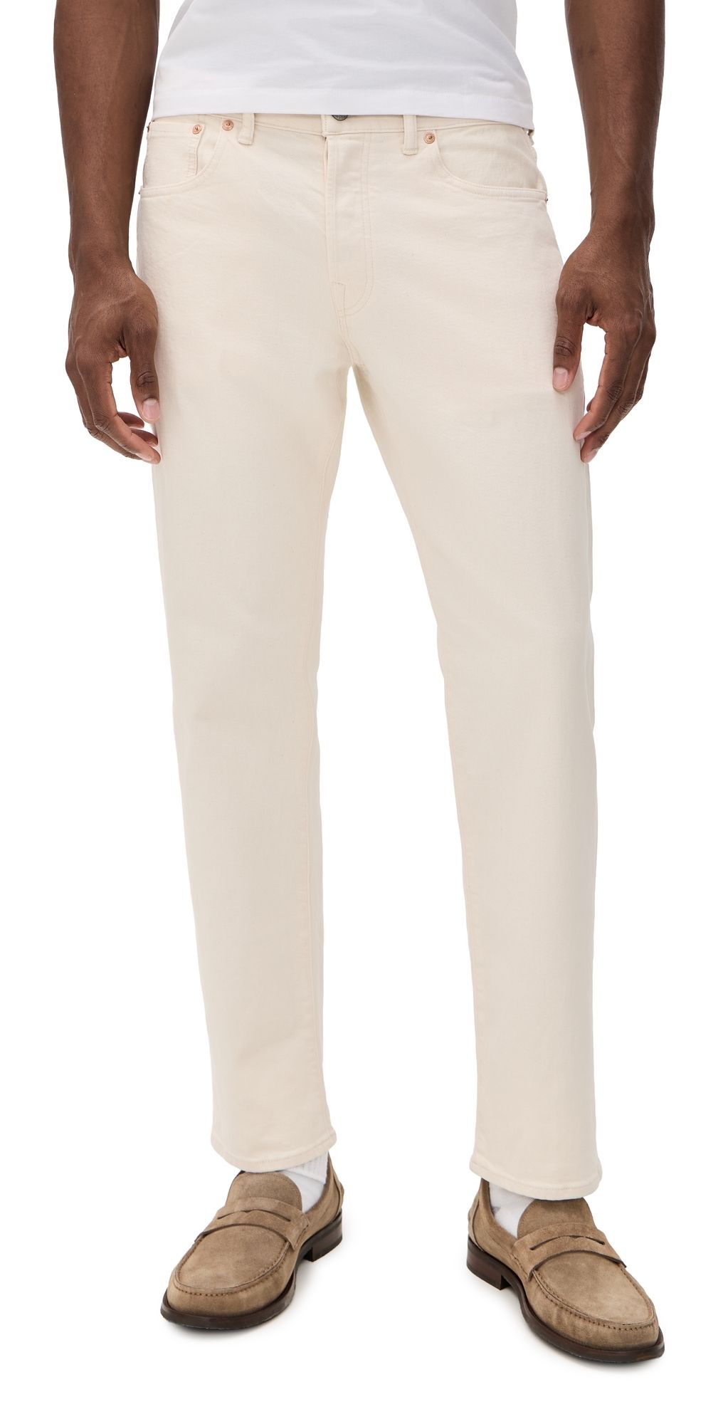 Madewell 1991 Straight Leg Comfort Jeans Ecru 31