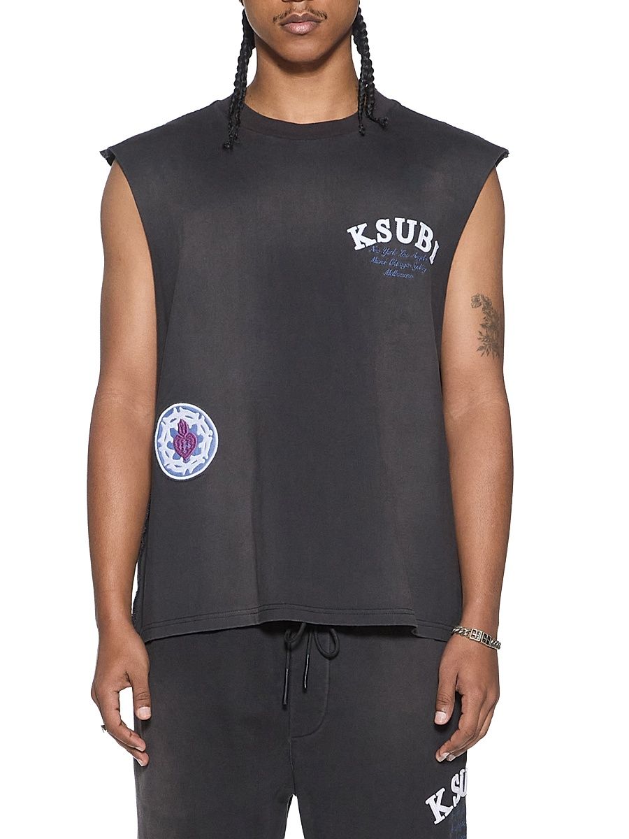 Men's Genesis Ekcess Muscle T-Shirt - Charcoal - Size XS