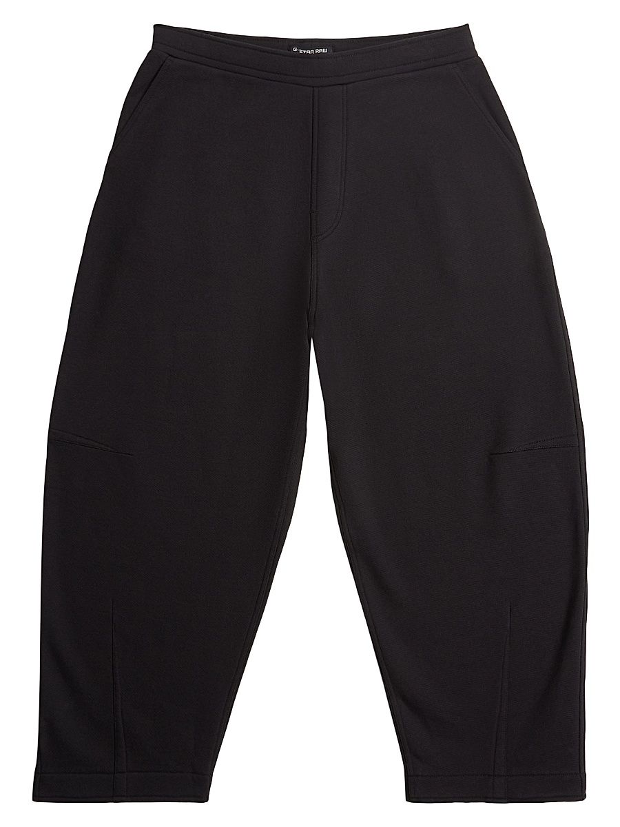 Men's Cotton Balloon Sweatpants - Dark Black - Size XXL