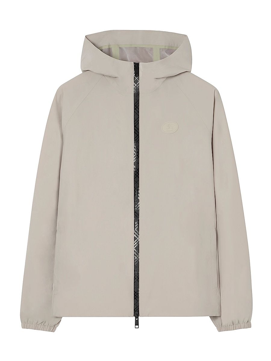 Men's Clapton Winbreaker Hooded Jacket - Moon Grey - Size XXL