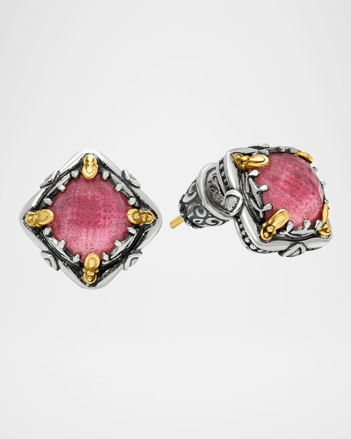 Gen K Two-Tone Doublet Earrings