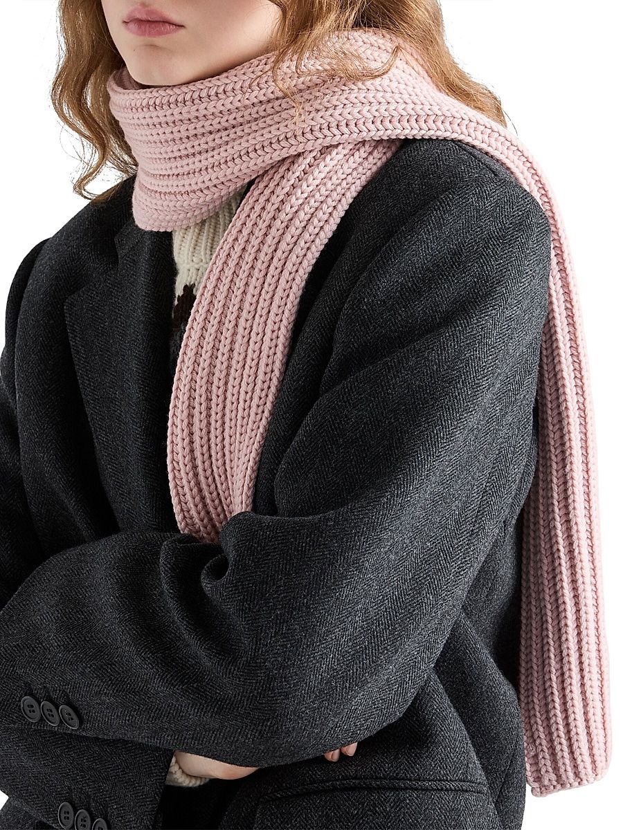 Women's Wool Scarf - Pink
