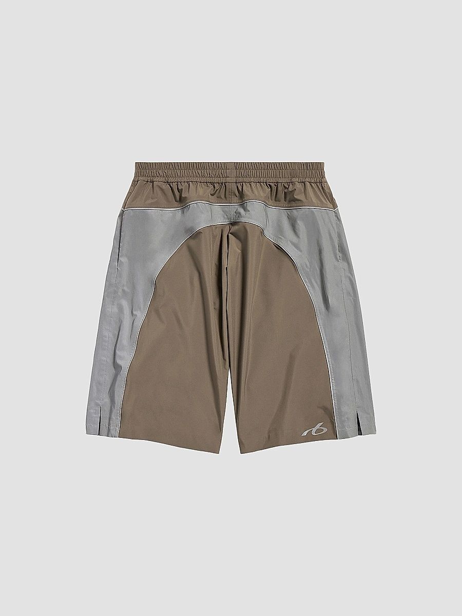 Balenciaga Men's Techwear Tracksuit Shorts - Brown Grey - Size XS