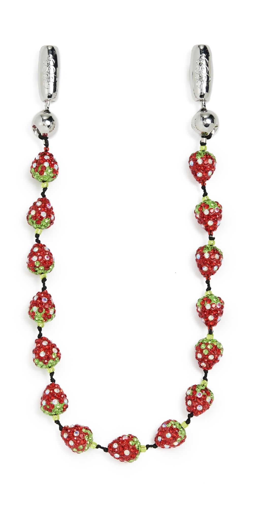 Ossa Strawberry Pave Wristlet Strawberry One Size