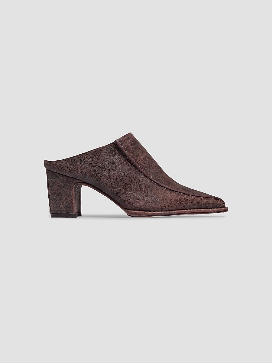 Women's Brynn Heeled Mules - Dark Chocolate - Size 11