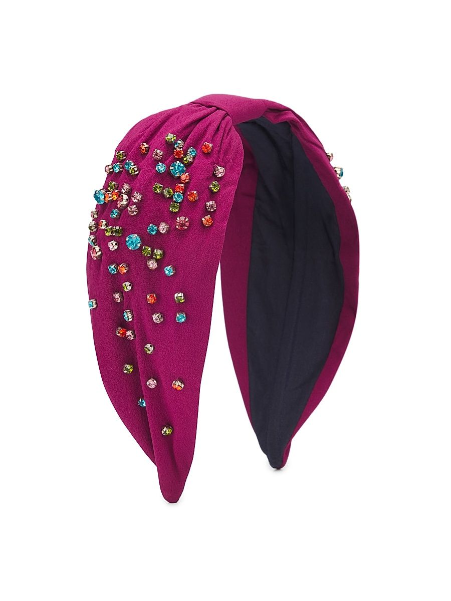 Women's Wine Embellished Headband - Wine