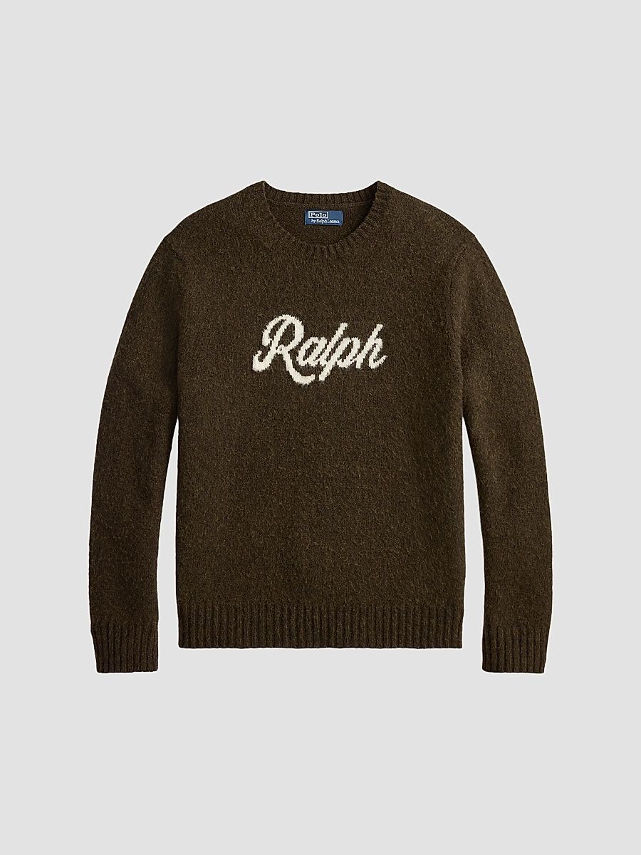 Men's 'Ralph' Wool-Cashmere Sweater - Brown Combo - Size XXL