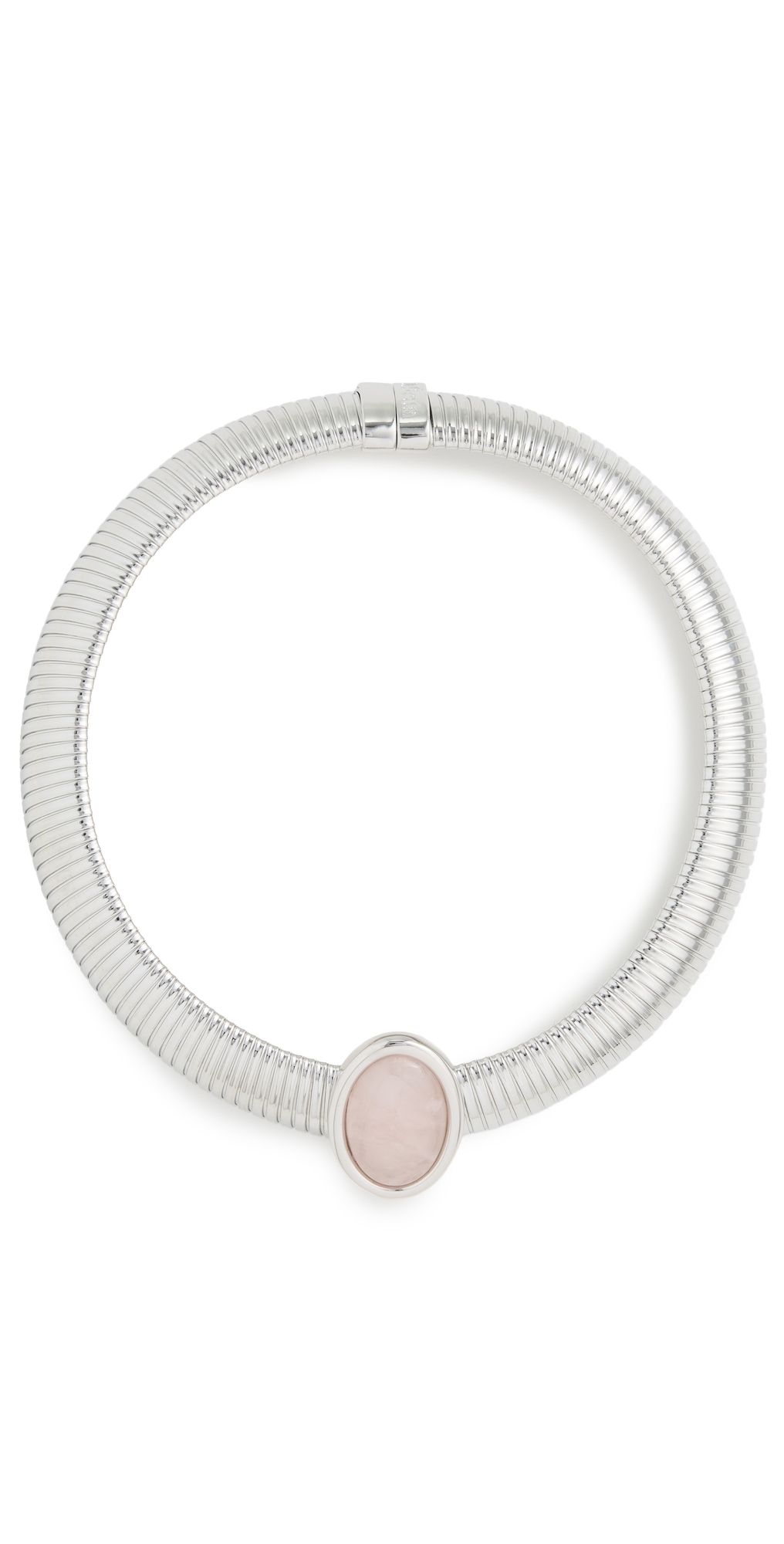 Julietta Opyum Necklace Silver/Pink One Size