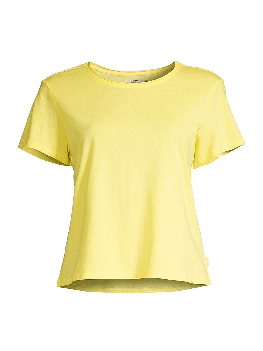 Women's Perline Short Sleeve T-Shirt - Elf In Yellow - Size Small
