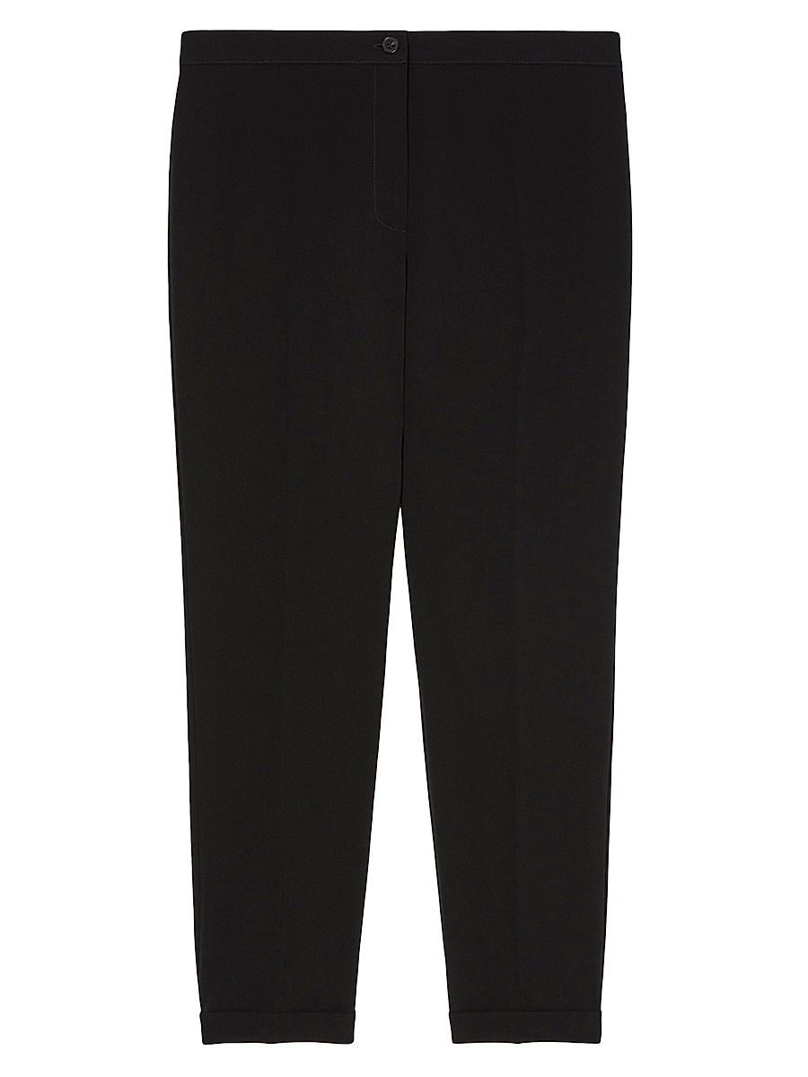 Women's Slim Fit Cady Trousers - Black - Size 24