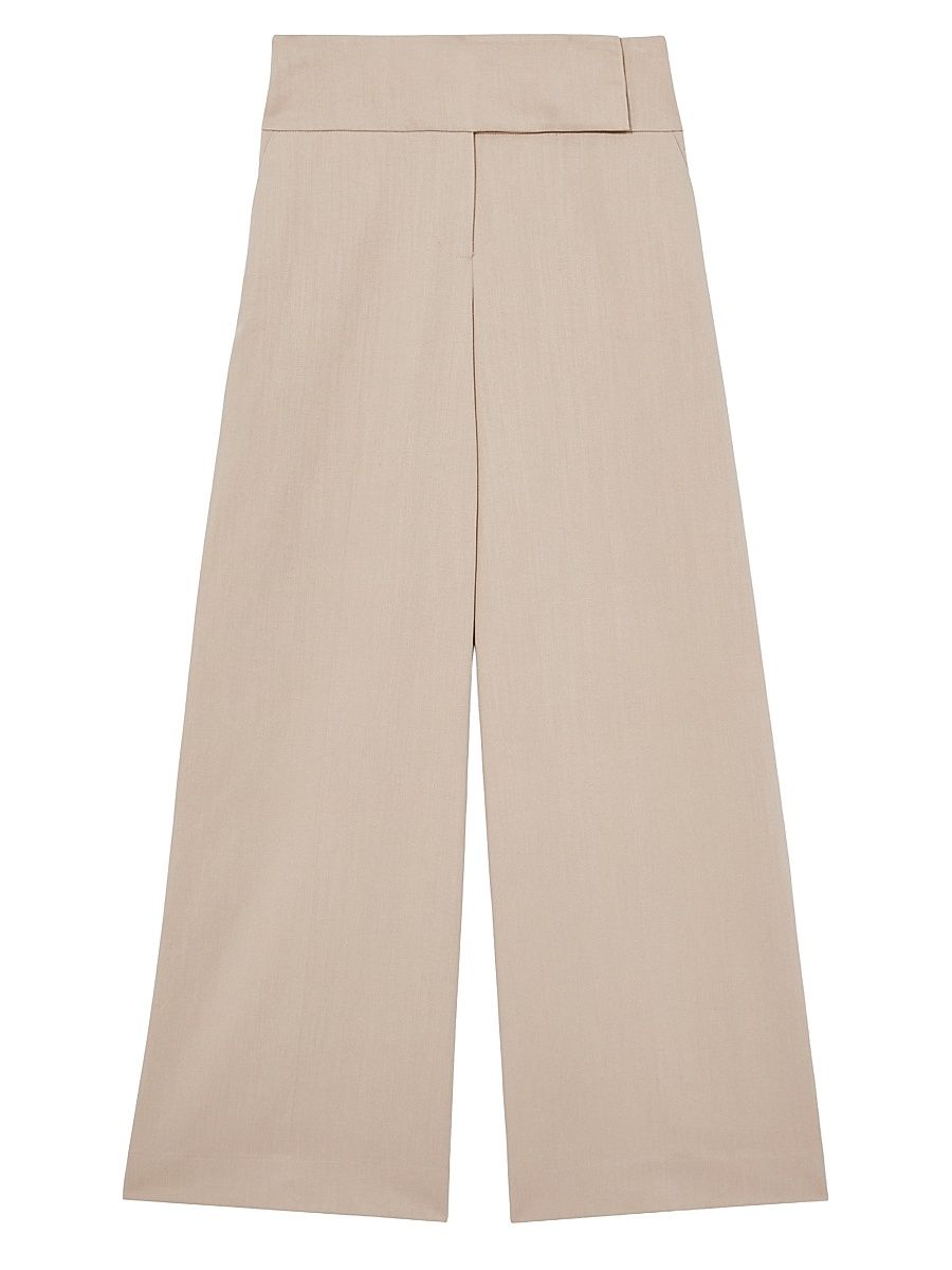Women's Delilah Wide-Leg Trousers - Size 8