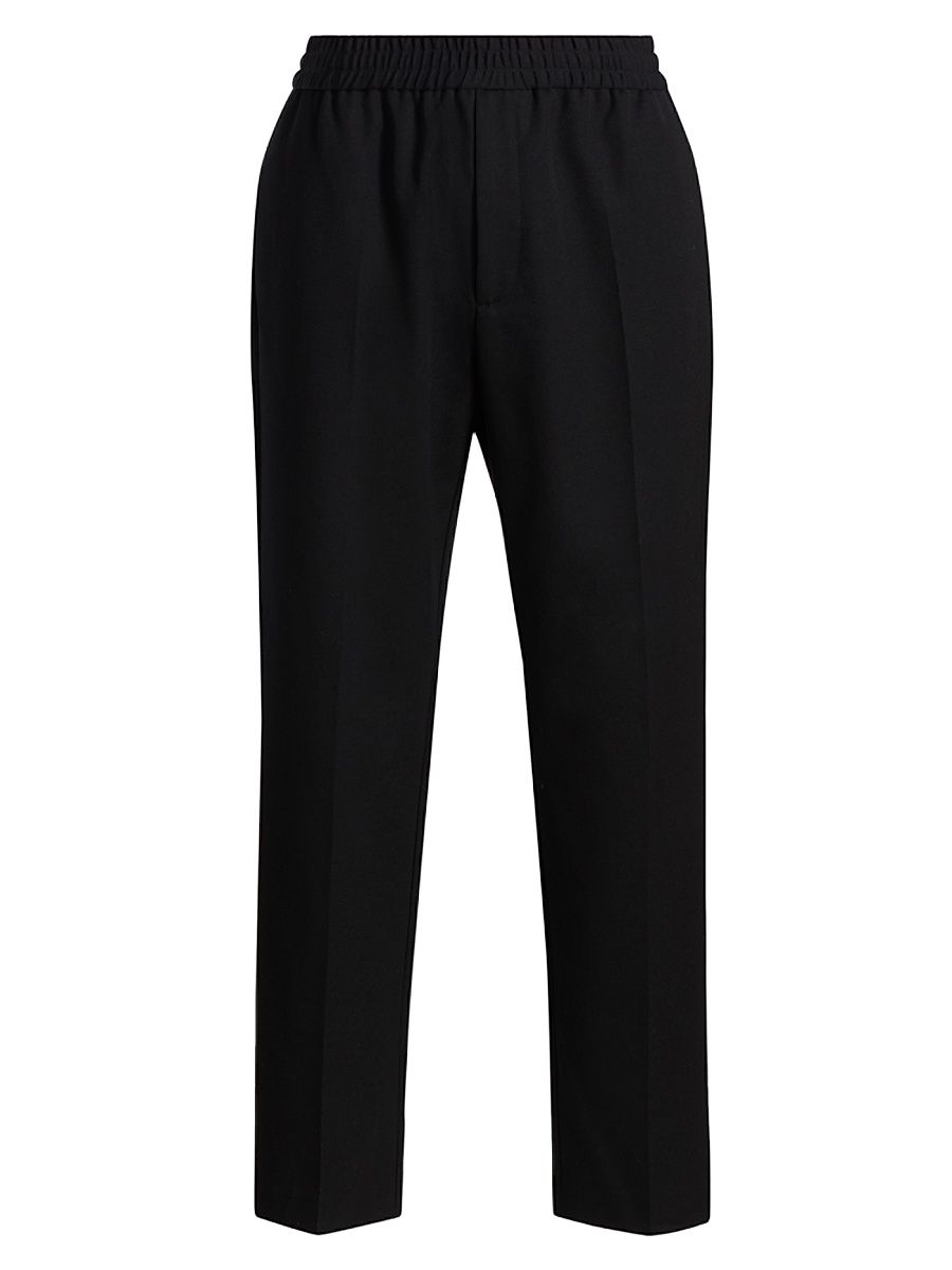 Men's Lawrence Virgin Wool Pants - Black - Size XL