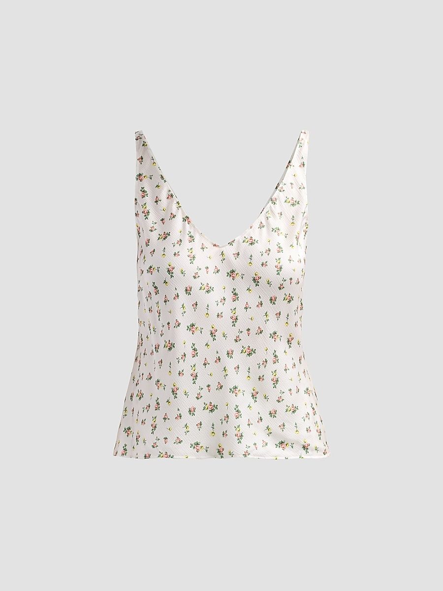 Women's Rory Hammered Floral Camisole - Fleurette Ditsy - Size XS