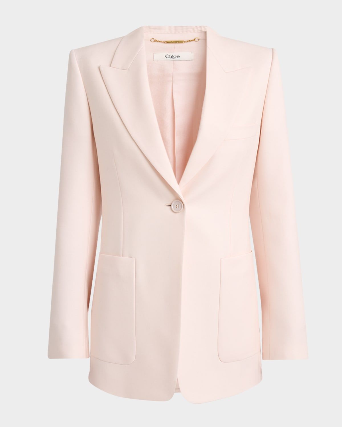 Single-Breasted Tailored Jacket