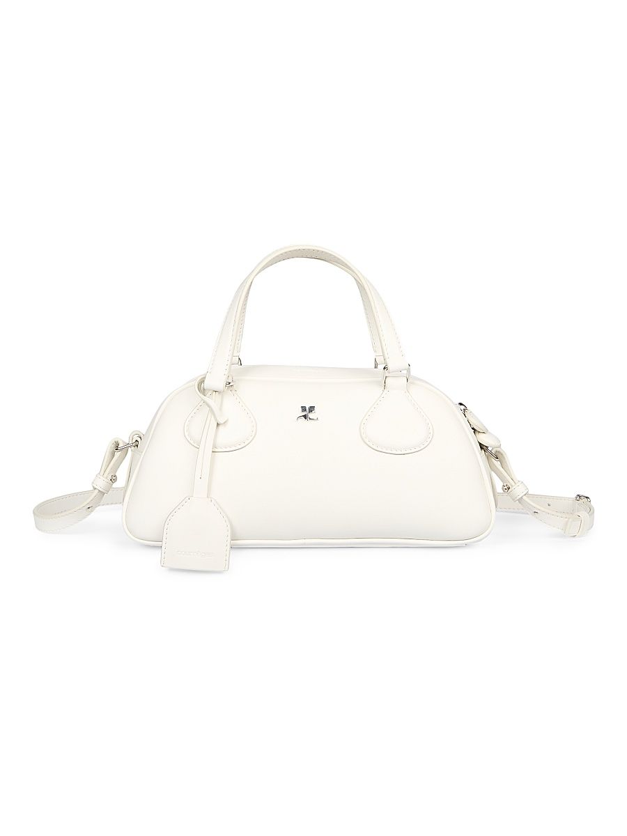 Women's Friday Leather Bowler - Heritage White