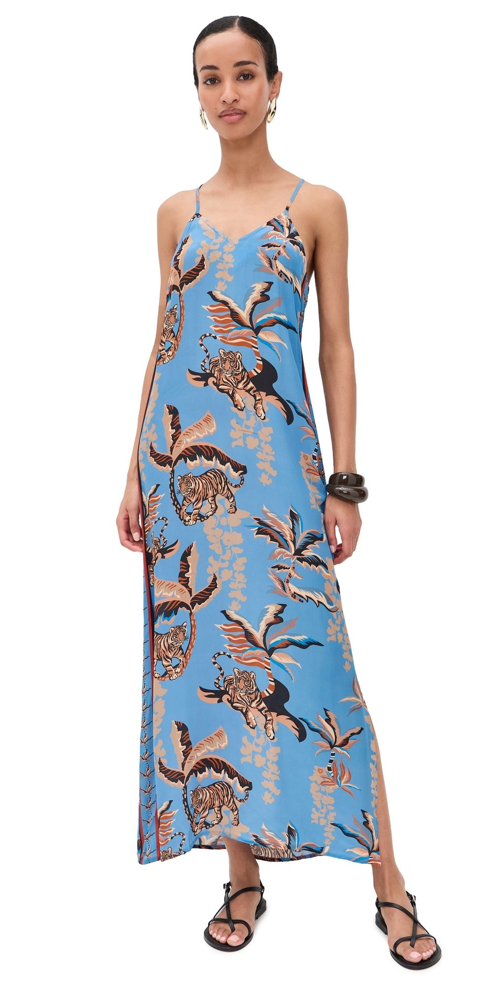 Las Sureñas Long Dress Bali Tiger M