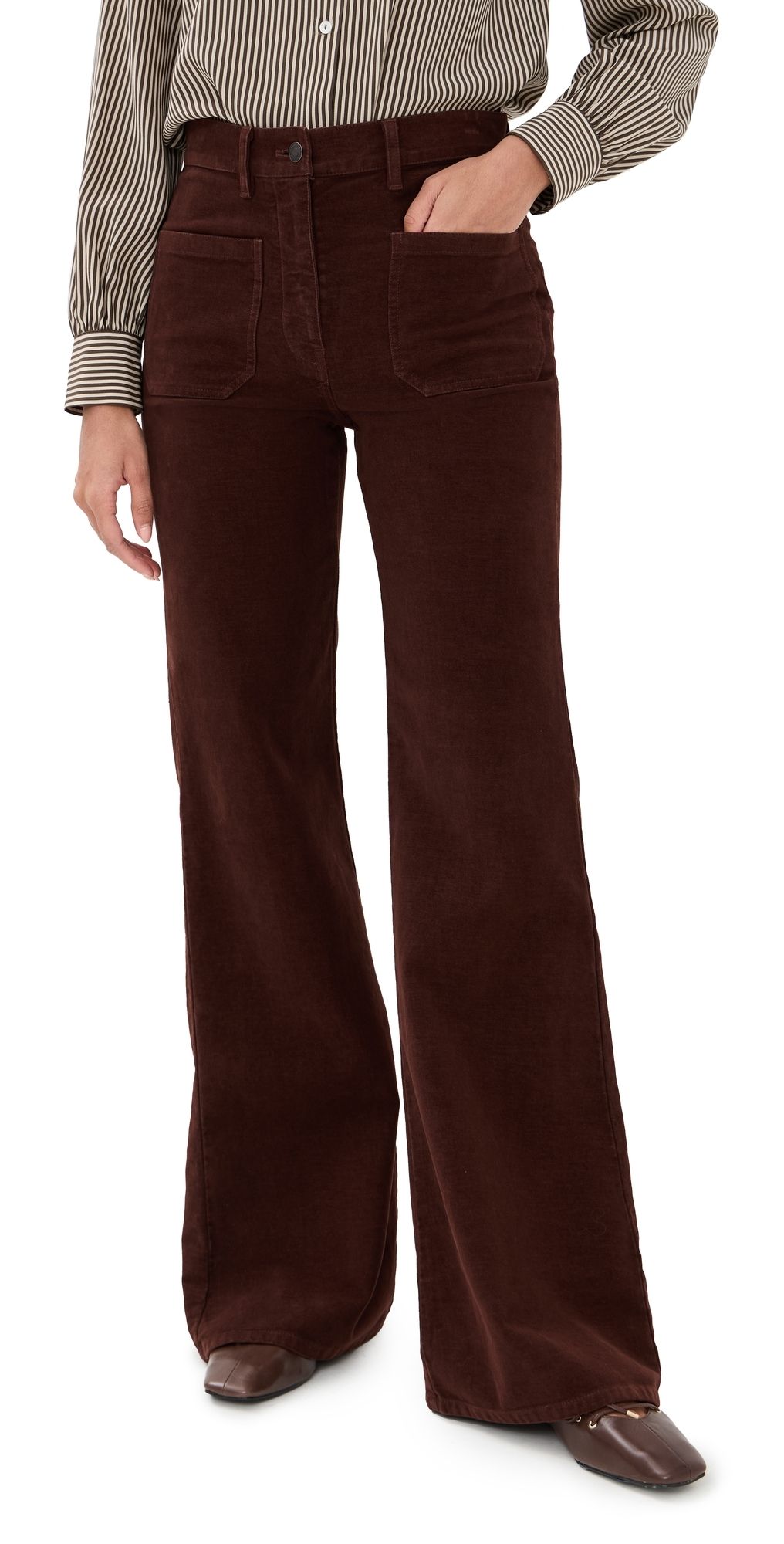 Nili Lotan Florence Pants Cabernet 10