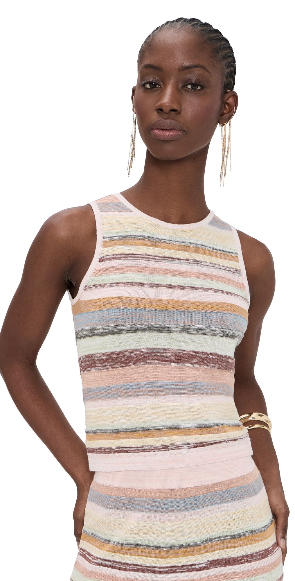Zimmermann Luna Mouline Tank Multi Stripe 3