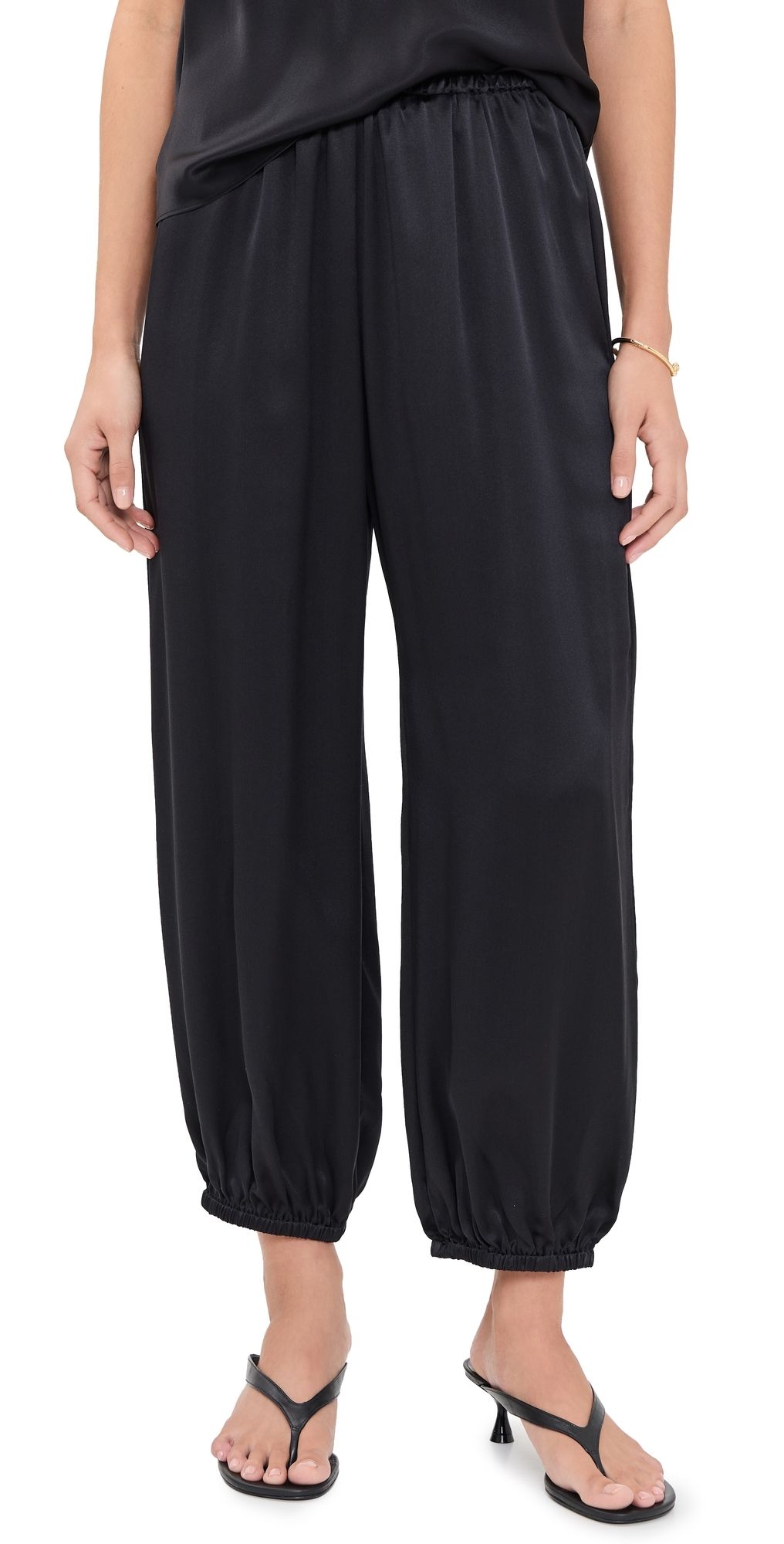 DONNI. The Silk Balloon Pants Jet XL