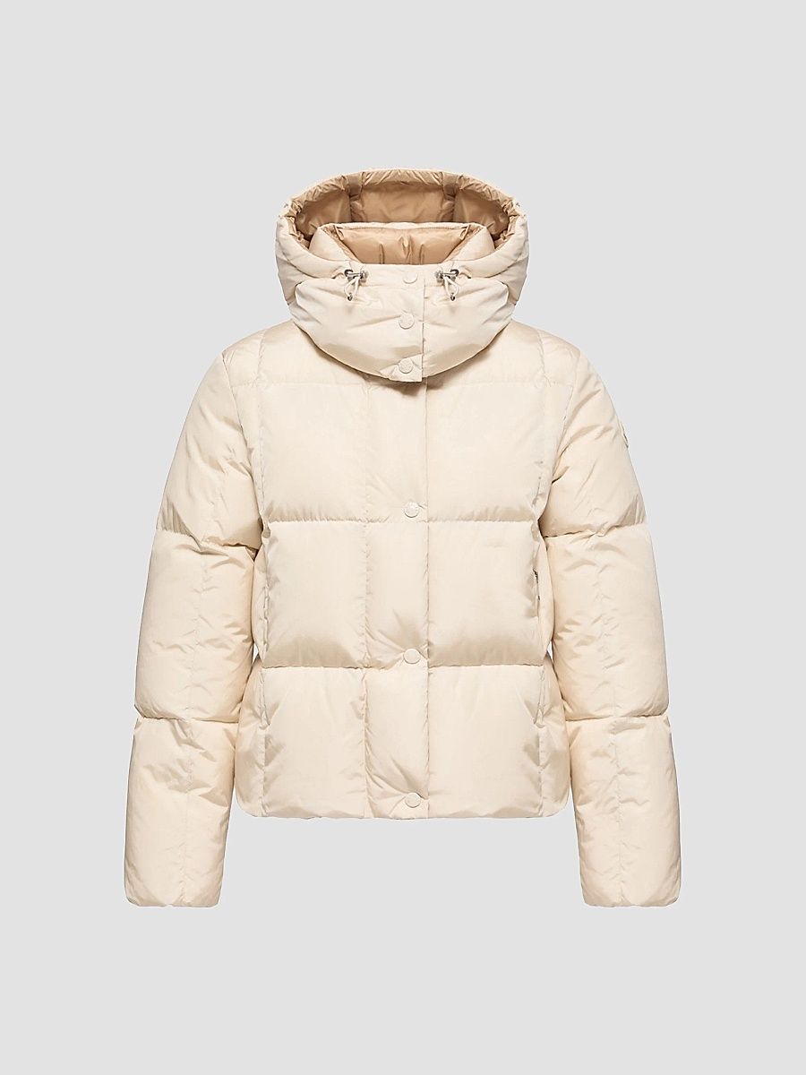 Women's Castelenew Puffer Coat - Ivory - Size XS