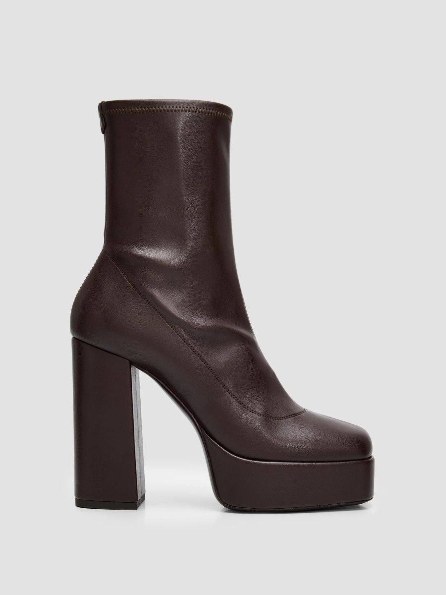 Giuseppe Zanotti Women's Granplage 115MM Leather Ankle Booties - Barbaro - Size 10