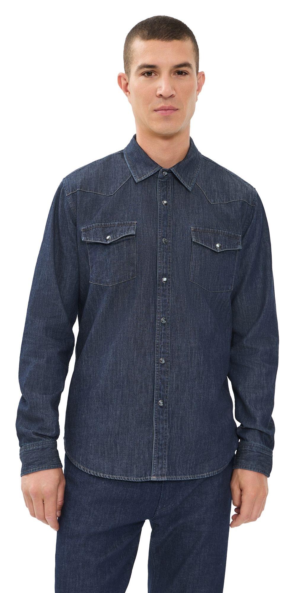 RAILS Roy Button Down Shirt Twilight Wash M