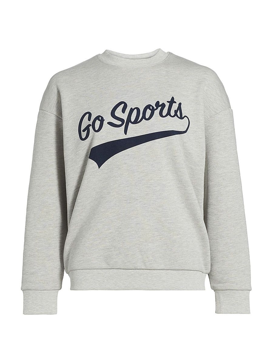 Women's Go Sports Cotton Sweatshirt - Heather Grey - Size XL