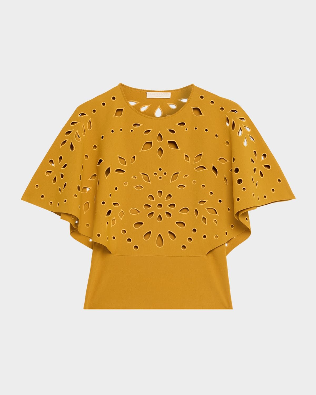 Josie Cape-Sleeve Knit Top