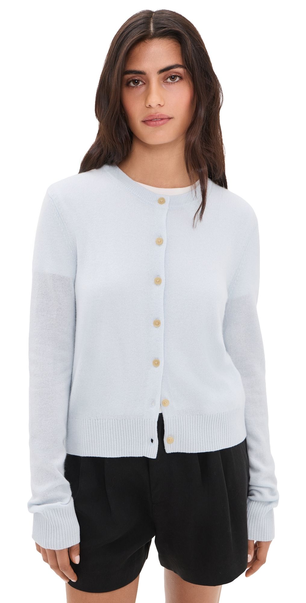 Jenni Kayne Flynn Cashmere Cardigan Baby Blue XL