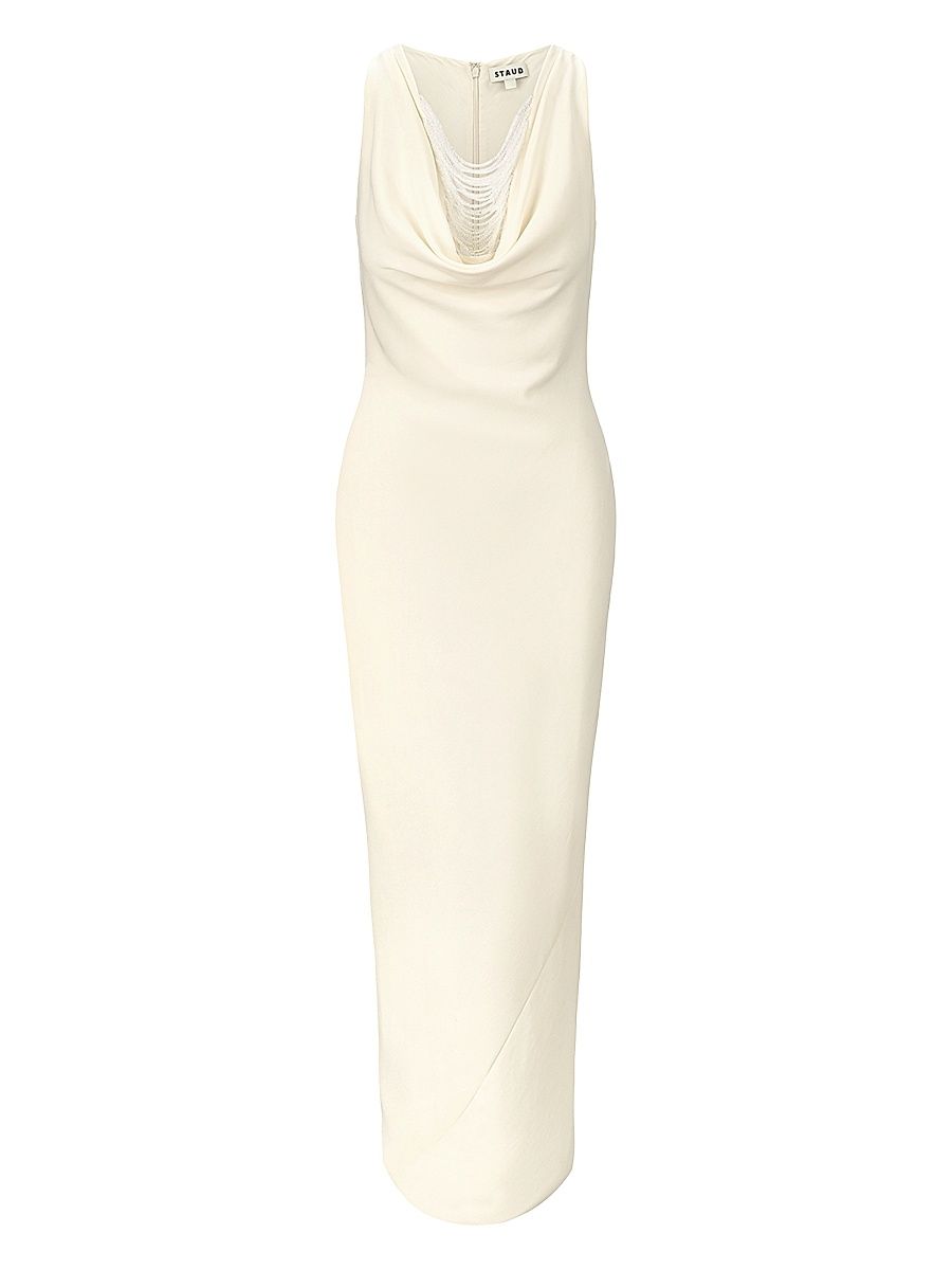 Women's Gia Sleeveless Maxi Dress - Ivory - Size 12