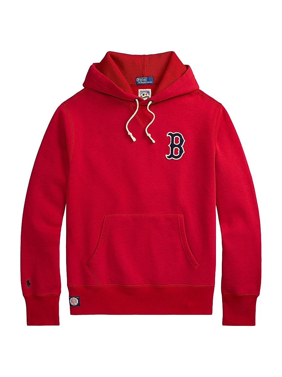 Men's Red Sox Vintage Fleece Hoodie - Ralph Red - Size XXL