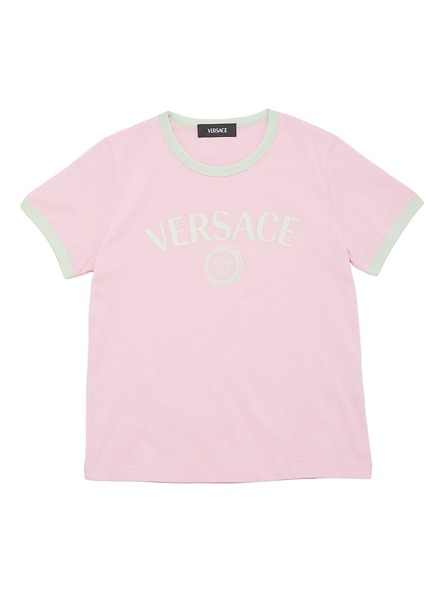 Little Girl's & Girl's Logo Cotton Jersey T-Shirt - Pink Mint - Size 8