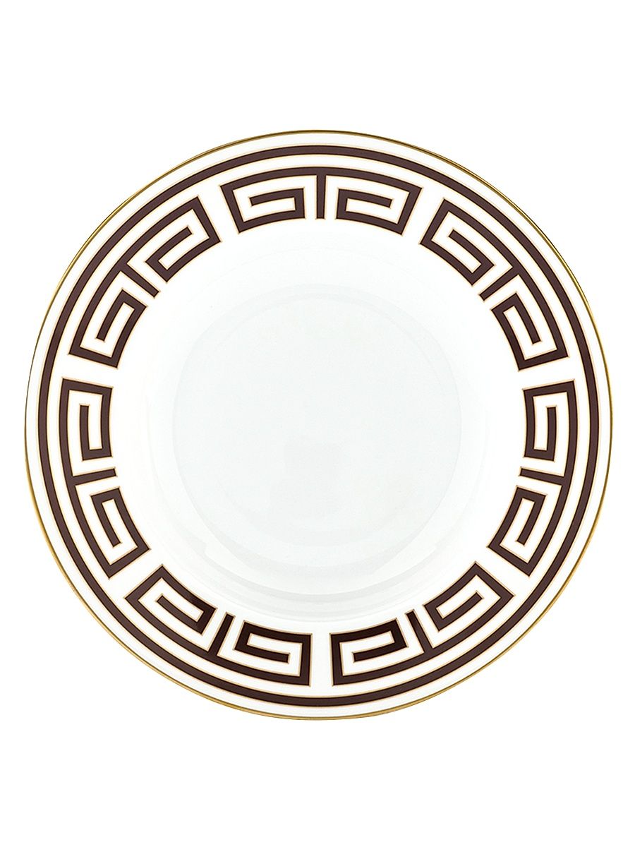 Labirinto Ebano Soup Plate - Brown
