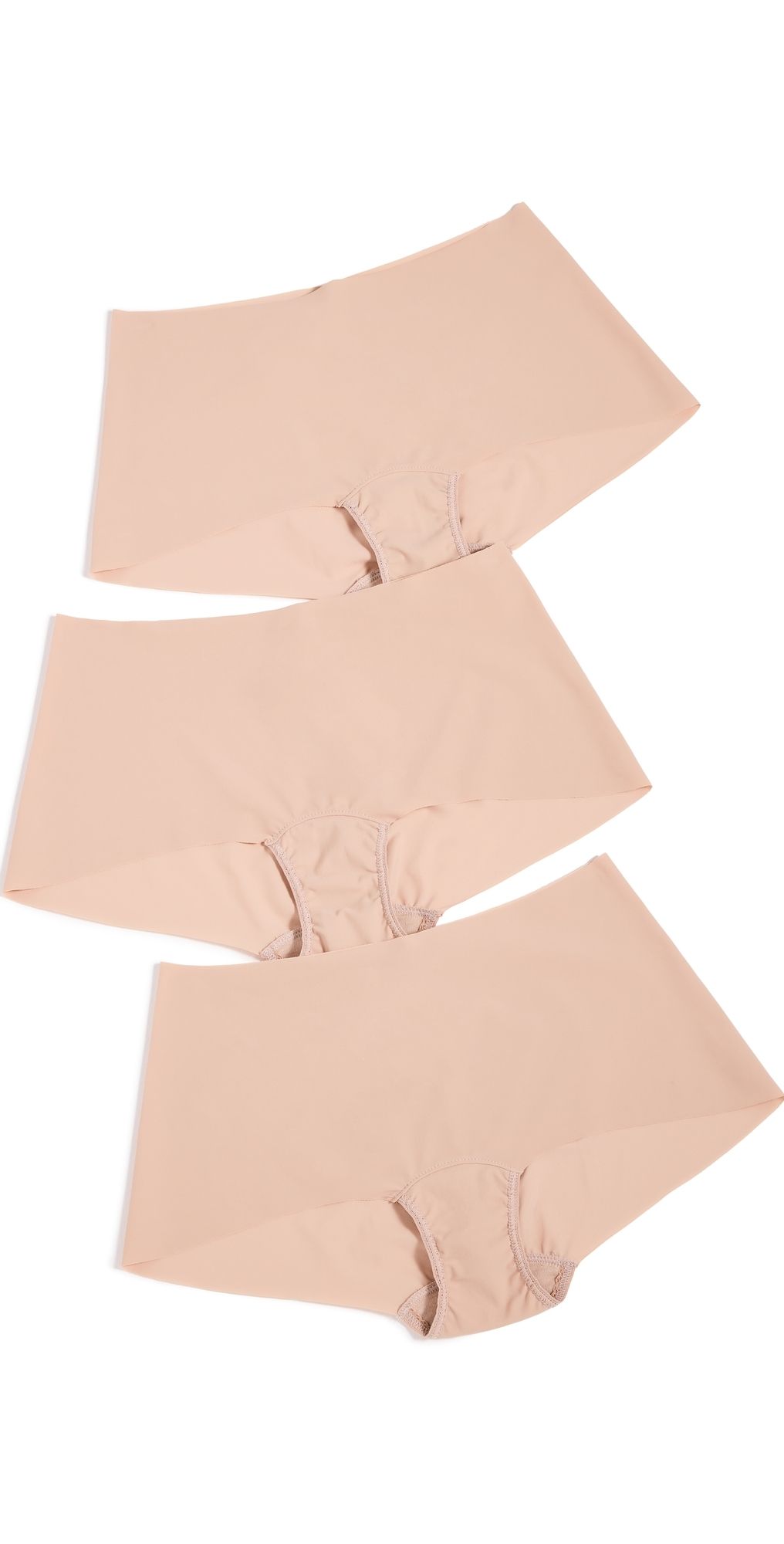 Hanky Panky Breathe Soft Boy Shorts 3 Pack Taupe M