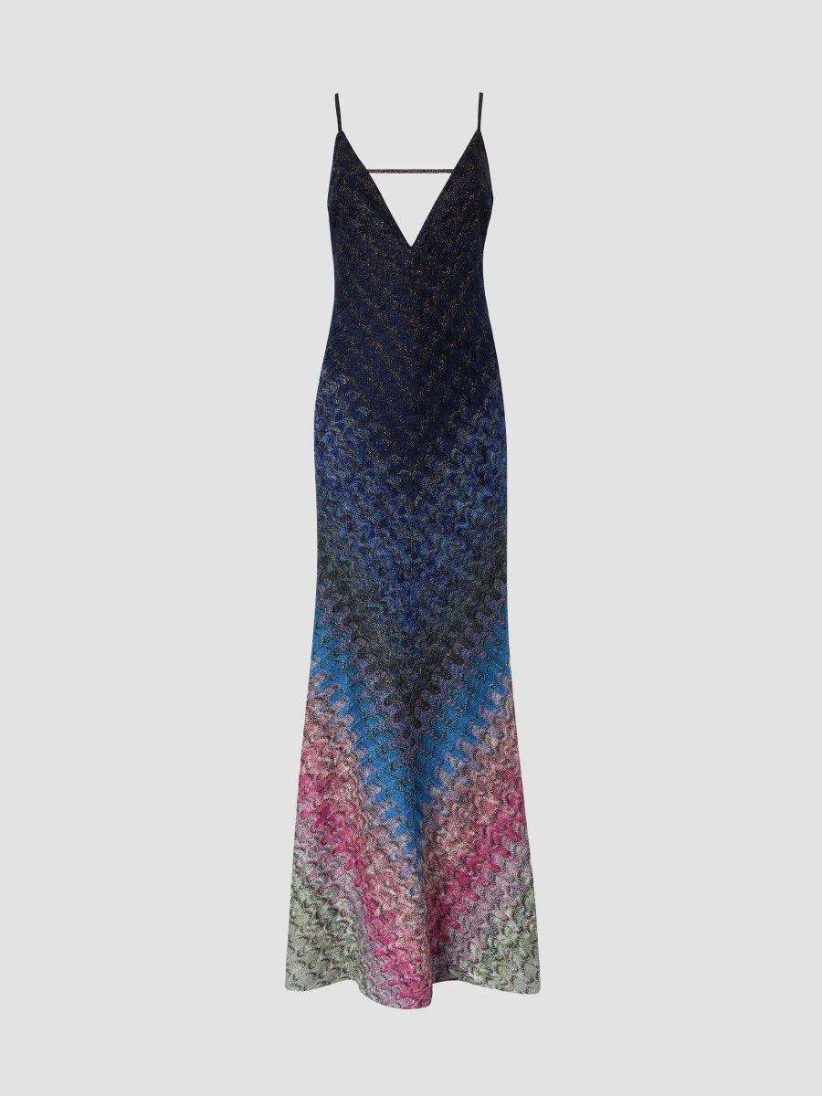 Missoni Women's Textured Ombré Column Gown - Multicolor - Size 0