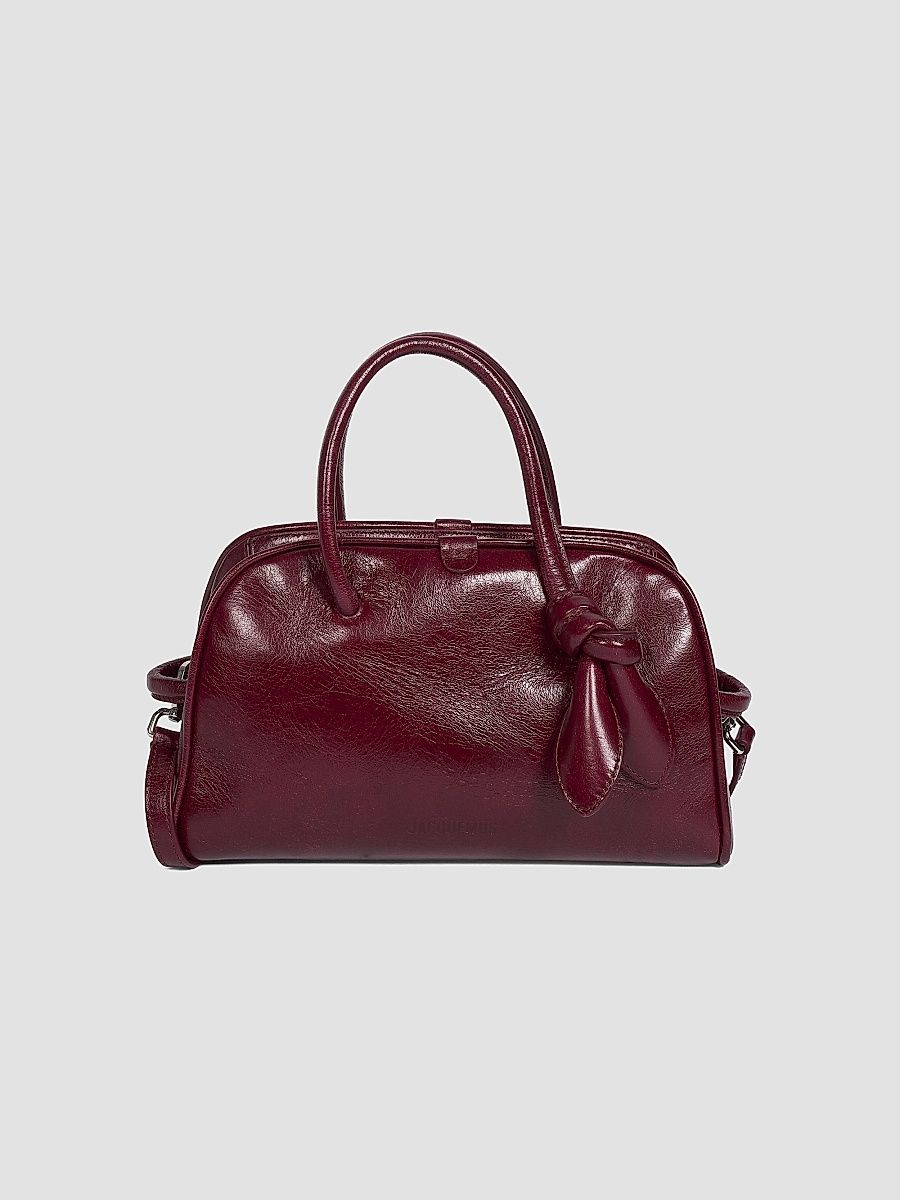 Jacquemus Women's Le Petit Turismo Top Handle Bag - Burgundy