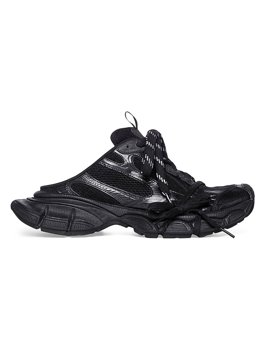 Men's 3XL Mules - Black - Size 8