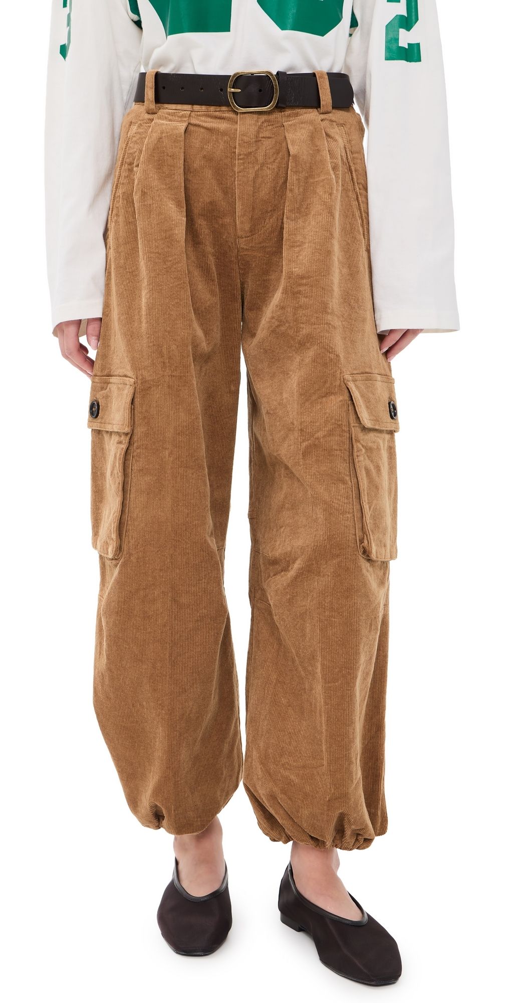 Sea Garrett Corduroy Pants Khaki 14