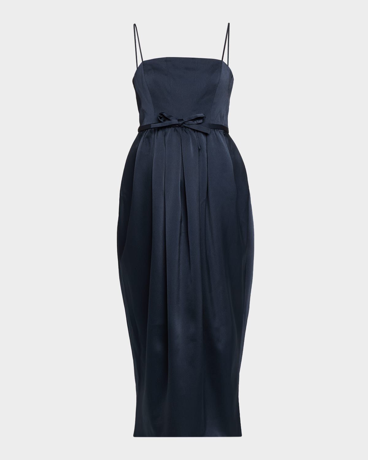 Soline Satin Bow Dress