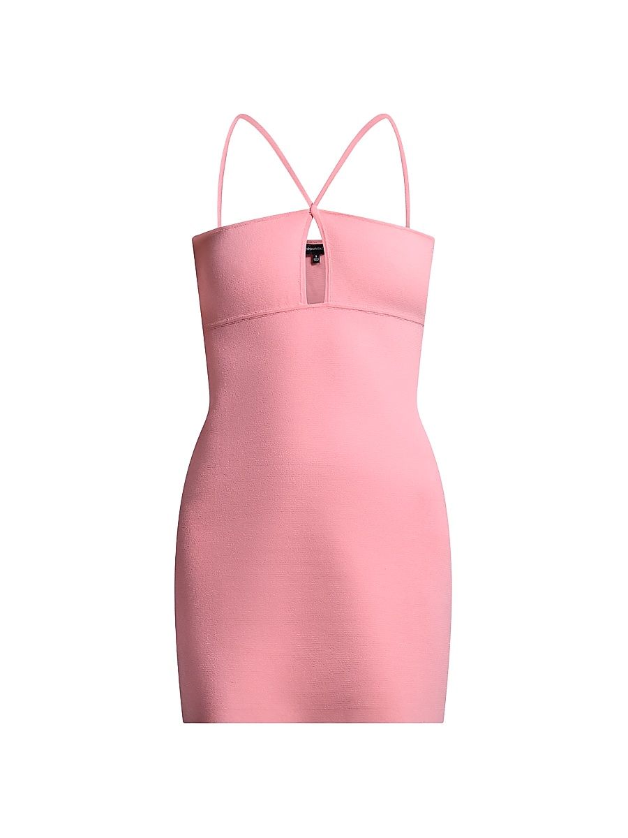 Women's Josette Keyhole-Neck Mini Dress - Candy Pink - Size XL