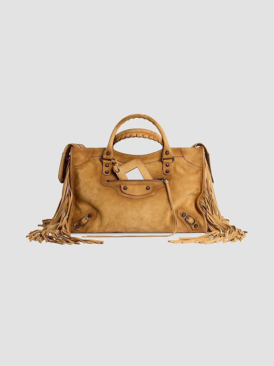Balenciaga Women's Le City Top Handle Bag - Camel