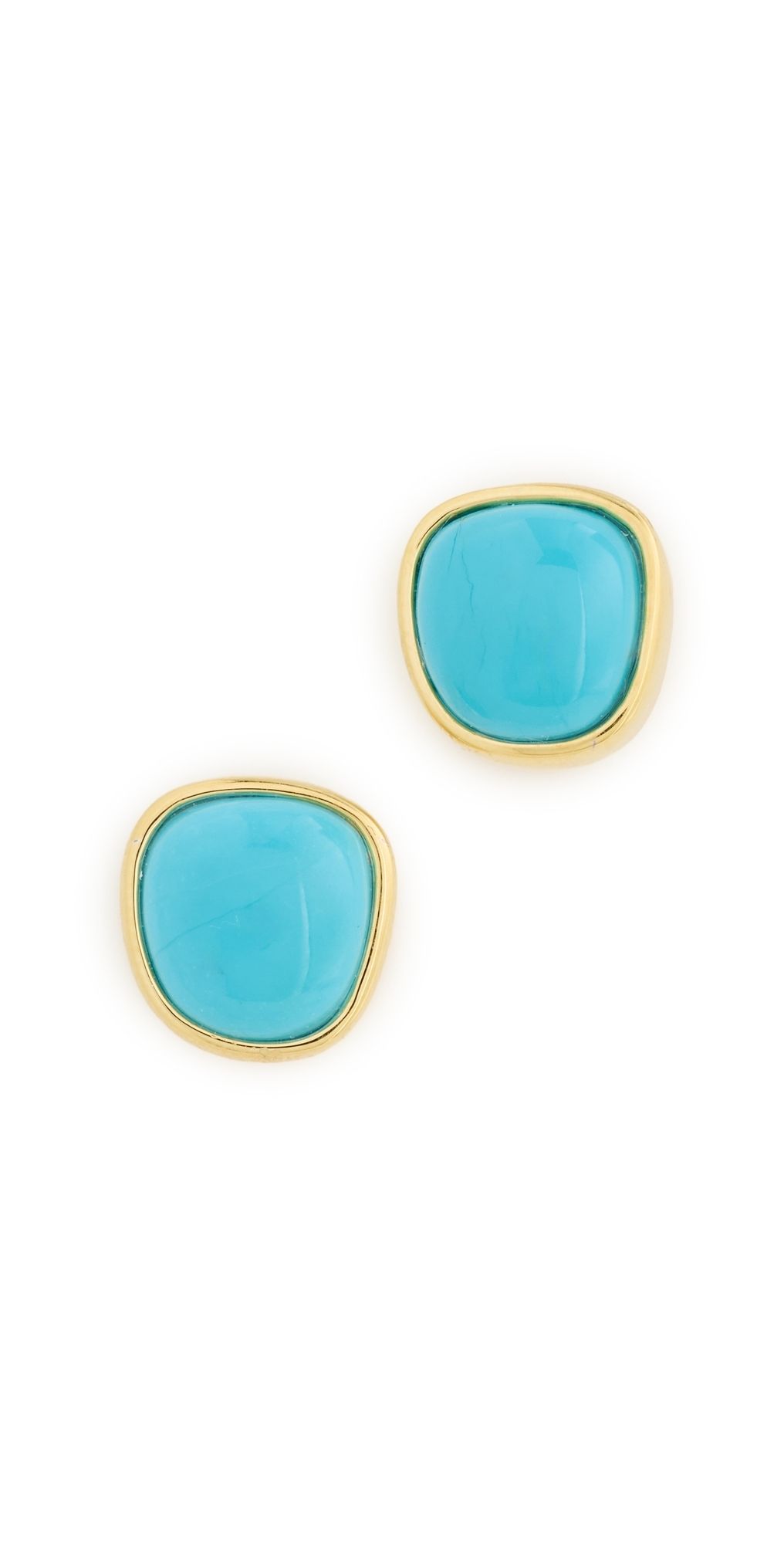 Lizzie Fortunato Bay Studs In Turquoise Turquoise One Size