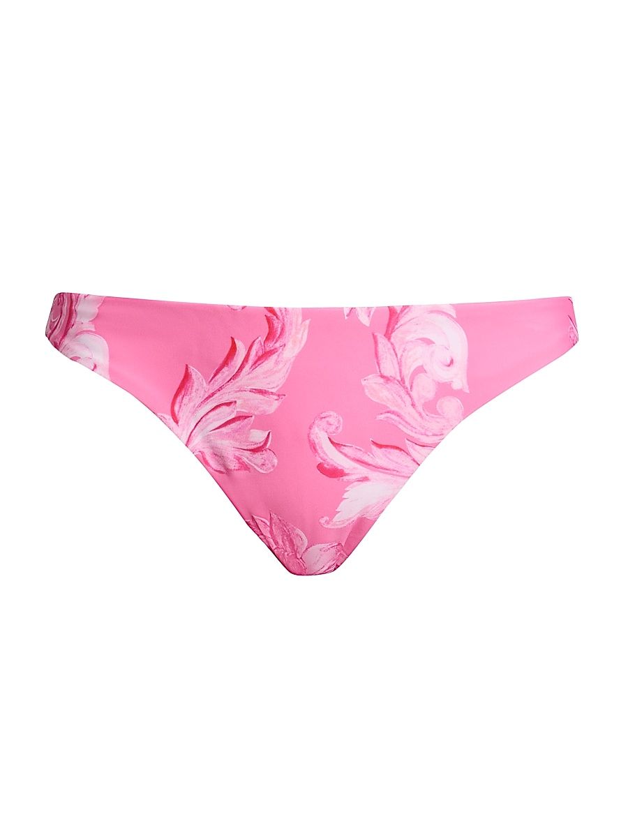 Women's Canopee Graphic Bikini Bottom - Pink Multi - Size Large