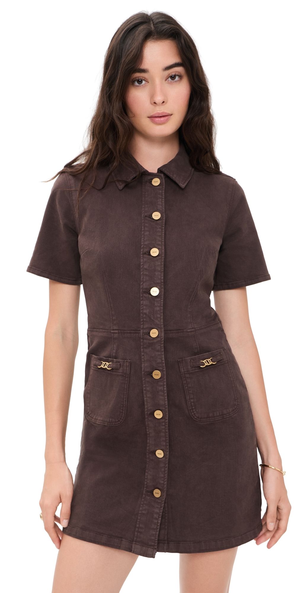 PAIGE Clementine Dress Rich Chocolate 10